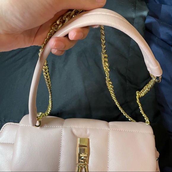 Topshop Baby Pink Quilted Handbag - Picture 12 of 12